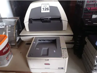 LOTE 126 - 03 SCANNER’S MARCA KODAK E 01 IMPRESSORA MARCA OK. (NO ESTADO) ATENÇÃO! FAZER A VISITAÇÃO ANTES DE ARREMATAR, NÃO SABEMOS SE FUNCIONA. LEILÃO NÃO TEM GARANTIA E NEM DEVOLUÇÃO, SUJEITO A POSSÍVEIS AVARIAS VISÍVEIS/OCULTAS E/OU AUSÊNCIA DE COMPONENTES.