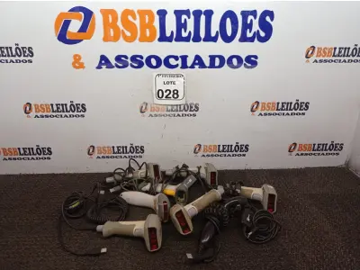 LOTE 028 - 08 LEITORES DE CÓDIGO DE BARRAS. (NO ESTADO) ATENÇÃO! FAZER A VISITAÇÃO ANTES DE ARREMATAR, NÃO SABEMOS SE FUNCIONA. LEILÃO NÃO TEM GARANTIA E NEM DEVOLUÇÃO, SUJEITO A POSSÍVEIS AVARIAS VISÍVEIS/OCULTAS E/OU AUSÊNCIA DE COMPONENTES.