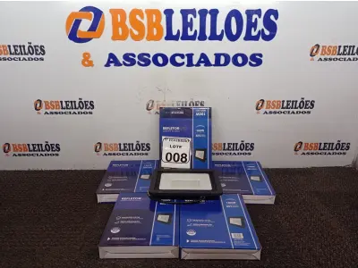 LOTE 008 - 05 REFLETORES LED PARA AMBIENTES EXTERNOS 100W.(NOVO) (NO ESTADO) ATENÇÃO! FAZER A VISITAÇÃO ANTES DE ARREMATAR, NÃO SABEMOS SE FUNCIONA. LEILÃO NÃO TEM GARANTIA E NEM DEVOLUÇÃO, SUJEITO A POSSÍVEIS AVARIAS VISÍVEIS/OCULTAS E/OU AUSÊNCIA DE COMPONENTES.