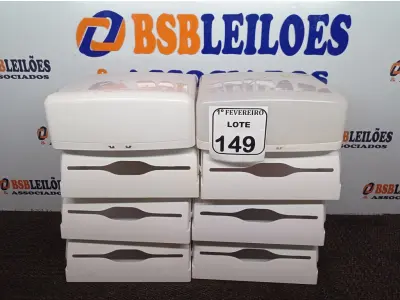LOTE 149 - 09 DISPENSES PARA PAPEL MARCA GRAN. (NO ESTADO) ATENÇÃO! FAZER A VISITAÇÃO ANTES DE ARREMATAR, NÃO SABEMOS SE FUNCIONA. LEILÃO NÃO TEM GARANTIA E NEM DEVOLUÇÃO, SUJEITO A POSSÍVEIS AVARIAS VISÍVEIS/OCULTAS E/OU AUSÊNCIA DE COMPONENTES.