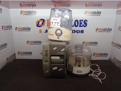 LOTE 172 - 01 IMPRESSORA DE ETIQUETAS MARCA ZEBRA COM AVARIAS E 02 UMIDIFICADORES DE AMBIENTE. (NO ESTADO) ATENÇÃO! FAZER A VISITAÇÃO ANTES DE ARREMATAR, NÃO SABEMOS SE FUNCIONA. LEILÃO NÃO TEM GARANTIA E NEM DEVOLUÇÃO, SUJEITO A POSSÍVEIS AVARIAS VISÍVEIS/OCULTAS E/OU AUSÊNCIA DE COMPONENTES.