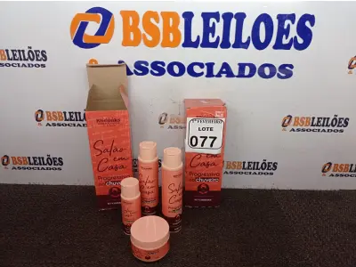 LOTE 077 - 02 KITS SALÃO EM CASA – PROGRESSIVA NO CHUVEIRO RHENUKS. (NO ESTADO) ATENÇÃO! FAZER A VISITAÇÃO ANTES DE ARREMATAR, NÃO SABEMOS SE FUNCIONA. LEILÃO NÃO TEM GARANTIA E NEM DEVOLUÇÃO, SUJEITO A POSSÍVEIS AVARIAS VISÍVEIS/OCULTAS E/OU AUSÊNCIA DE COMPONENTES.