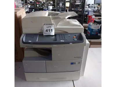 LOTE 411 - 01 IMPRESSORA SAMSUNG MULTIXPRESS 6555NX. (NO ESTADO) ATENÇÃO! FAZER A VISITAÇÃO ANTES DE ARREMATAR, NÃO SABEMOS SE FUNCIONA. LEILÃO NÃO TEM GARANTIA E NEM DEVOLUÇÃO, SUJEITO A POSSÍVEIS AVARIAS VISÍVEIS/OCULTAS E/OU AUSÊNCIA DE COMPONENTES.