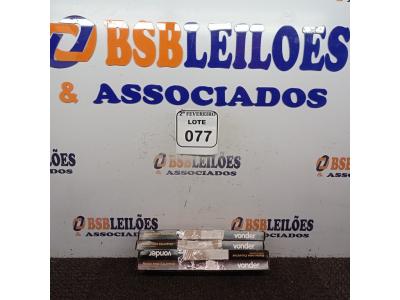 LOTE 077 - 04 MASSAS P/CALAFETAR MARCA VONDER (NOVO). (NO ESTADO) ATENÇÃO! FAZER A VISITAÇÃO ANTES DE ARREMATAR, NÃO SABEMOS SE FUNCIONA. LEILÃO NÃO TEM GARANTIA E NEM DEVOLUÇÃO, SUJEITO A POSSÍVEIS AVARIAS VISÍVEIS/OCULTAS E/OU AUSÊNCIA DE COMPONENTES.
