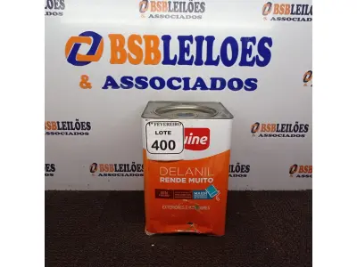 LOTE 400 - 01 LATA DE TINTA IQUINE DELANIL AZUL FOSCO. 18L.  (NO ESTADO) ATENÇÃO! FAZER A VISITAÇÃO ANTES DE ARREMATAR, NÃO SABEMOS SE FUNCIONA. LEILÃO NÃO TEM GARANTIA E NEM DEVOLUÇÃO, SUJEITO A POSSÍVEIS AVARIAS VISÍVEIS/OCULTAS E/OU AUSÊNCIA DE COMPONENTES.