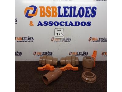 LOTE 175 - 04 REGISTROS ESFERA MARCA TIGRE. (NOVO) (NO ESTADO) ATENÇÃO! FAZER A VISITAÇÃO ANTES DE ARREMATAR, NÃO SABEMOS SE FUNCIONA. LEILÃO NÃO TEM GARANTIA E NEM DEVOLUÇÃO, SUJEITO A POSSÍVEIS AVARIAS VISÍVEIS/OCULTAS E/OU AUSÊNCIA DE COMPONENTES.