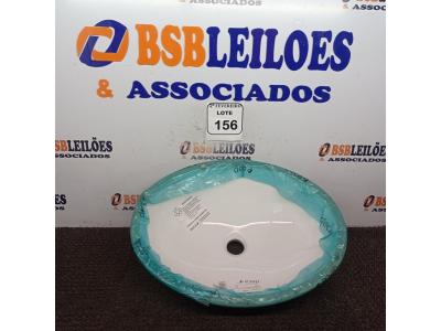 LOTE 156 - 01 CUBA DE EMBUTIR OVAL MARCA DECA. (NOVO) (NO ESTADO) ATENÇÃO! FAZER A VISITAÇÃO ANTES DE ARREMATAR, NÃO SABEMOS SE FUNCIONA. LEILÃO NÃO TEM GARANTIA E NEM DEVOLUÇÃO, SUJEITO A POSSÍVEIS AVARIAS VISÍVEIS/OCULTAS E/OU AUSÊNCIA DE COMPONENTES.