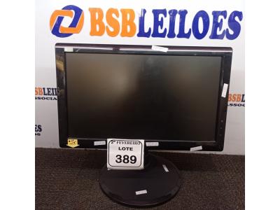 LOTE 389 - 01 MONITOR LCD AOC.  (NO ESTADO) ATENÇÃO! FAZER A VISITAÇÃO ANTES DE ARREMATAR, NÃO SABEMOS SE FUNCIONA. LEILÃO NÃO TEM GARANTIA E NEM DEVOLUÇÃO, SUJEITO A POSSÍVEIS AVARIAS VISÍVEIS/OCULTAS E/OU AUSÊNCIA DE COMPONENTES.