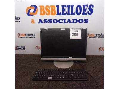 LOTE 209 -  01 MONITOR AOC COM TECLADO. (NO ESTADO) ATENÇÃO! FAZER A VISITAÇÃO ANTES DE ARREMATAR, NÃO SABEMOS SE FUNCIONA. LEILÃO NÃO TEM GARANTIA E NEM DEVOLUÇÃO, SUJEITO A POSSÍVEIS AVARIAS VISÍVEIS/OCULTAS E/OU AUSÊNCIA DE COMPONENTES.