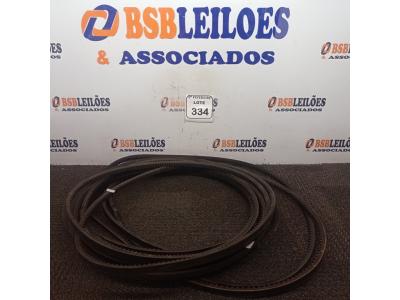 LOTE 334 - 12 CORREIAS DIVERSOS TAMANHOS.  (NO ESTADO) ATENÇÃO! FAZER A VISITAÇÃO ANTES DE ARREMATAR, NÃO SABEMOS SE FUNCIONA. LEILÃO NÃO TEM GARANTIA E NEM DEVOLUÇÃO, SUJEITO A POSSÍVEIS AVARIAS VISÍVEIS/OCULTAS E/OU AUSÊNCIA DE COMPONENTES.