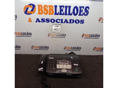 LOTE 400 -  01 FAX PANASONIC MODELO KX FT907. (NO ESTADO) ATENÇÃO! FAZER A VISITAÇÃO ANTES DE ARREMATAR, NÃO SABEMOS SE FUNCIONA. LEILÃO NÃO TEM GARANTIA E NEM DEVOLUÇÃO, SUJEITO A POSSÍVEIS AVARIAS VISÍVEIS/OCULTAS E/OU AUSÊNCIA DE COMPONENTES.