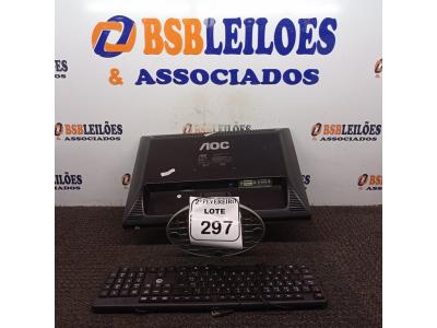 LOTE 297 -  01 MONITOR AOC. (NO ESTADO) ATENÇÃO! FAZER A VISITAÇÃO ANTES DE ARREMATAR, NÃO SABEMOS SE FUNCIONA. LEILÃO NÃO TEM GARANTIA E NEM DEVOLUÇÃO, SUJEITO A POSSÍVEIS AVARIAS VISÍVEIS/OCULTAS E/OU AUSÊNCIA DE COMPONENTES.