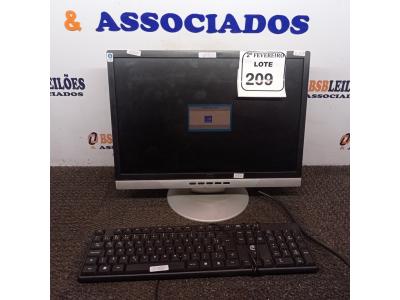 LOTE 209 -  01 MONITOR AOC COM TECLADO. (NO ESTADO) ATENÇÃO! FAZER A VISITAÇÃO ANTES DE ARREMATAR, NÃO SABEMOS SE FUNCIONA. LEILÃO NÃO TEM GARANTIA E NEM DEVOLUÇÃO, SUJEITO A POSSÍVEIS AVARIAS VISÍVEIS/OCULTAS E/OU AUSÊNCIA DE COMPONENTES.