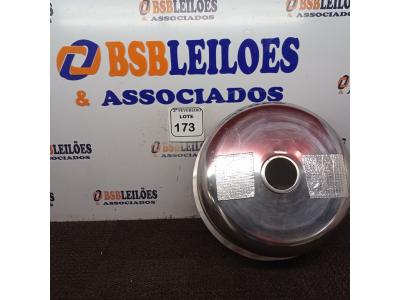 LOTE 173 - 01 CUBA EM AÇO INOX REDONDA (NOVO). (NO ESTADO) ATENÇÃO! FAZER A VISITAÇÃO ANTES DE ARREMATAR, NÃO SABEMOS SE FUNCIONA. LEILÃO NÃO TEM GARANTIA E NEM DEVOLUÇÃO, SUJEITO A POSSÍVEIS AVARIAS VISÍVEIS/OCULTAS E/OU AUSÊNCIA DE COMPONENTES.