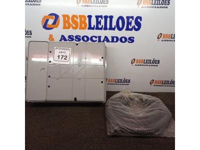 LOTE 172 - 01 CAIXA PLÁSTICA PARA UNIDADE DE MEDIÇÃO DE LIGAÇÃO DE ÁGUA.  (NO ESTADO) ATENÇÃO! FAZER A VISITAÇÃO ANTES DE ARREMATAR, NÃO SABEMOS SE FUNCIONA. LEILÃO NÃO TEM GARANTIA E NEM DEVOLUÇÃO, SUJEITO A POSSÍVEIS AVARIAS VISÍVEIS/OCULTAS E/OU AUSÊNCIA DE COMPONENTES.