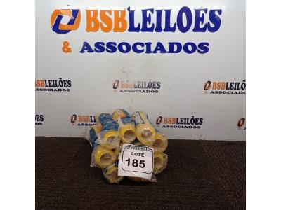 LOTE 185 - 10 ROLOS PARA APLICAÇÃO TEXTURA DIVERSAS MARCAS. (NOVO). (NO ESTADO) ATENÇÃO! FAZER A VISITAÇÃO ANTES DE ARREMATAR, NÃO SABEMOS SE FUNCIONA. LEILÃO NÃO TEM GARANTIA E NEM DEVOLUÇÃO, SUJEITO A POSSÍVEIS AVARIAS VISÍVEIS/OCULTAS E/OU AUSÊNCIA DE COMPONENTES.