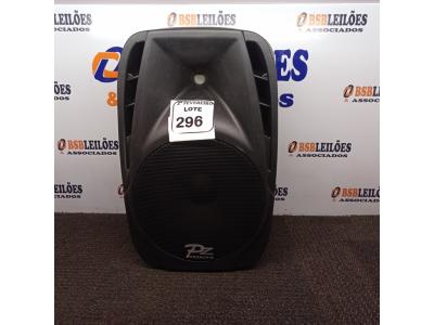 LOTE 296 - 01 CAIXA DE SOM MARCA PZ PRO ÁUDIO. (NO ESTADO) ATENÇÃO! FAZER A VISITAÇÃO ANTES DE ARREMATAR, NÃO SABEMOS SE FUNCIONA. LEILÃO NÃO TEM GARANTIA E NEM DEVOLUÇÃO, SUJEITO A POSSÍVEIS AVARIAS VISÍVEIS/OCULTAS E/OU AUSÊNCIA DE COMPONENTES.