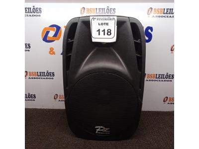 LOTE 118 - 01 CAIXA DE SOM PZPROPASSIVE PX-12. (NO ESTADO) ATENÇÃO! FAZER A VISITAÇÃO ANTES DE ARREMATAR, NÃO SABEMOS SE FUNCIONA. LEILÃO NÃO TEM GARANTIA E NEM DEVOLUÇÃO, SUJEITO A POSSÍVEIS AVARIAS VISÍVEIS/OCULTAS E/OU AUSÊNCIA DE COMPONENTES.