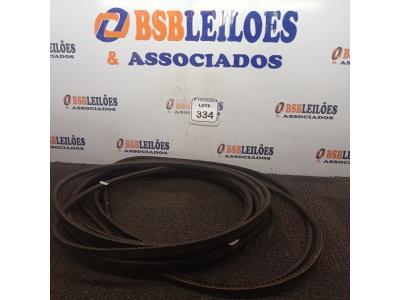 LOTE 334 - 12 CORREIAS DIVERSOS TAMANHOS.  (NO ESTADO) ATENÇÃO! FAZER A VISITAÇÃO ANTES DE ARREMATAR, NÃO SABEMOS SE FUNCIONA. LEILÃO NÃO TEM GARANTIA E NEM DEVOLUÇÃO, SUJEITO A POSSÍVEIS AVARIAS VISÍVEIS/OCULTAS E/OU AUSÊNCIA DE COMPONENTES.