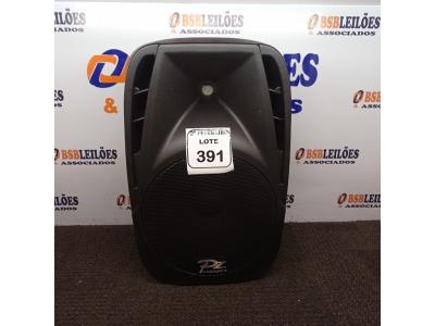 LOTE 391 - 01 CAIXA DE SOM MARCA PZ PRO ÁUDIO. (NO ESTADO) ATENÇÃO! FAZER A VISITAÇÃO ANTES DE ARREMATAR, NÃO SABEMOS SE FUNCIONA. LEILÃO NÃO TEM GARANTIA E NEM DEVOLUÇÃO, SUJEITO A POSSÍVEIS AVARIAS VISÍVEIS/OCULTAS E/OU AUSÊNCIA DE COMPONENTES.