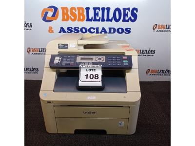 LOTE 108 - 01 IMPRESSORA MULTIFUNCIONAL MODELO MFC-9320 CW MARCA BROTHER. (NO ESTADO) ATENÇÃO! FAZER A VISITAÇÃO ANTES DE ARREMATAR, NÃO SABEMOS SE FUNCIONA. LEILÃO NÃO TEM GARANTIA E NEM DEVOLUÇÃO, SUJEITO A POSSÍVEIS AVARIAS VISÍVEIS/OCULTAS E/OU AUSÊNCIA DE COMPONENTES.