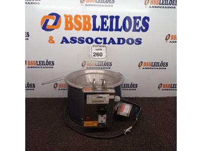 LOTE 260 - 01 FRITADEIRA ELÉTRICA EM INOX MARCA VENÂNCIO. (NO ESTADO) ATENÇÃO! FAZER A VISITAÇÃO ANTES DE ARREMATAR, NÃO SABEMOS SE FUNCIONA. LEILÃO NÃO TEM GARANTIA E NEM DEVOLUÇÃO, SUJEITO A POSSÍVEIS AVARIAS VISÍVEIS/OCULTAS E/OU AUSÊNCIA DE COMPONENTES.