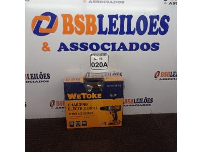 LOTE 020 - 01 PARAFUSADEIRA WETO KE 24 ACESSÓRIOS. (NOVO) (NO ESTADO) ATENÇÃO! FAZER A VISITAÇÃO ANTES DE ARREMATAR, NÃO SABEMOS SE FUNCIONA. LEILÃO NÃO TEM GARANTIA E NEM DEVOLUÇÃO, SUJEITO A POSSÍVEIS AVARIAS VISÍVEIS/OCULTAS E/OU AUSÊNCIA DE COMPONENTES.