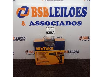 LOTE 020 - 01 PARAFUSADEIRA WETO KE 24 ACESSÓRIOS. (NOVO) (NO ESTADO) ATENÇÃO! FAZER A VISITAÇÃO ANTES DE ARREMATAR, NÃO SABEMOS SE FUNCIONA. LEILÃO NÃO TEM GARANTIA E NEM DEVOLUÇÃO, SUJEITO A POSSÍVEIS AVARIAS VISÍVEIS/OCULTAS E/OU AUSÊNCIA DE COMPONENTES.