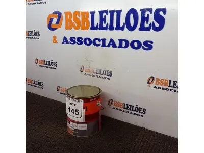 LOTE 145 - 01 LATA DE TINTA ESMALTE PARA MADEIRAS E METAIS NA COR BRILHANTE PLATINA DE 3,6L MARCA SUVINIL. (NOVO) (NO ESTADO) ATENÇÃO! FAZER A VISITAÇÃO ANTES DE ARREMATAR, NÃO SABEMOS SE FUNCIONA. LEILÃO NÃO TEM GARANTIA E NEM DEVOLUÇÃO, SUJEITO A POSSÍVEIS AVARIAS VISÍVEIS/OCULTAS E/OU AUSÊNCIA DE COMPONENTES.