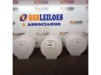 LOTE 194 - 06 DISPENSES DE PAPEL. (NO ESTADO) ATENÇÃO! FAZER A VISITAÇÃO ANTES DE ARREMATAR, NÃO SABEMOS SE FUNCIONA. LEILÃO NÃO TEM GARANTIA E NEM DEVOLUÇÃO, SUJEITO A POSSÍVEIS AVARIAS VISÍVEIS/OCULTAS E/OU AUSÊNCIA DE COMPONENTES.