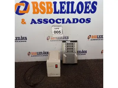 LOTE 005 - 01 INTERFONE PARA CONDOMÍNIO COM 08 CANAIS HDL E 01 FONTE PARA COMPUTADOR STAR LINE. (NO ESTADO) ATENÇÃO! FAZER A VISITAÇÃO ANTES DE ARREMATAR, NÃO SABEMOS SE FUNCIONA. LEILÃO NÃO TEM GARANTIA E NEM DEVOLUÇÃO, SUJEITO A POSSÍVEIS AVARIAS VISÍVEIS/OCULTAS E/OU AUSÊNCIA DE COMPONENTES.