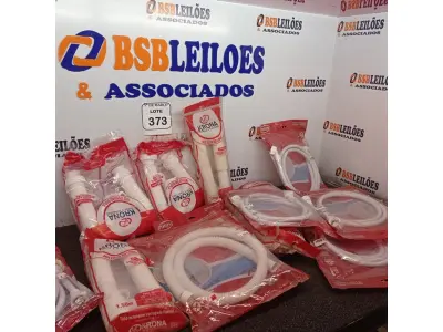 LOTE 373 - 01 LOTE COM MANGUEIRAS PARA MÁQUINA DE LAVAR E SIFÕES   DUPLOS. (NO ESTADO) ATENÇÃO! FAZER A VISITAÇÃO ANTES DE ARREMATAR, NÃO SABEMOS SE FUNCIONA. LEILÃO NÃO TEM GARANTIA E NEM DEVOLUÇÃO, SUJEITO A POSSÍVEIS AVARIAS VISÍVEIS/OCULTAS E/OU AUSÊNCIA DE COMPONENTES.