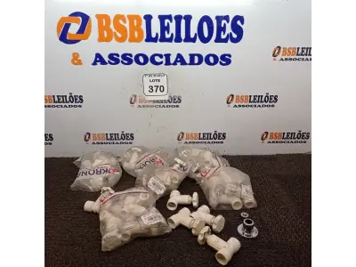LOTE 370 - 01 LOTE COM REGISTROS DE PRESSÃO SOLDÁVEL 25MM. (NO ESTADO) ATENÇÃO! FAZER A VISITAÇÃO ANTES DE ARREMATAR, NÃO SABEMOS SE FUNCIONA. LEILÃO NÃO TEM GARANTIA E NEM DEVOLUÇÃO, SUJEITO A POSSÍVEIS AVARIAS VISÍVEIS/OCULTAS E/OU AUSÊNCIA DE COMPONENTES.