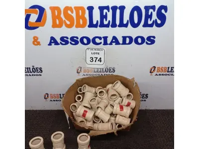 LOTE 374 - 01 LOTE COM LUVAS DE CORRER DN35MM E DN28MM. (NO ESTADO) ATENÇÃO! FAZER A VISITAÇÃO ANTES DE ARREMATAR, NÃO SABEMOS SE FUNCIONA. LEILÃO NÃO TEM GARANTIA E NEM DEVOLUÇÃO, SUJEITO A POSSÍVEIS AVARIAS VISÍVEIS/OCULTAS E/OU AUSÊNCIA DE COMPONENTES.
