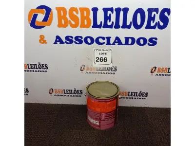 LOTE 266 - 01 LATA DE TINTA ESMALTE PARA MADEIRAS E METAIS NA COR BRILHANTE PRETO DE 3,6L MARCA SUVINIL. (NOVO) (NO ESTADO) ATENÇÃO! FAZER A VISITAÇÃO ANTES DE ARREMATAR, NÃO SABEMOS SE FUNCIONA. LEILÃO NÃO TEM GARANTIA E NEM DEVOLUÇÃO, SUJEITO A POSSÍVEIS AVARIAS VISÍVEIS/OCULTAS E/OU AUSÊNCIA DE COMPONENTES.