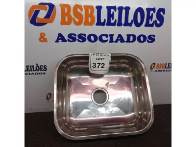 LOTE 372 - 01 CUBA EM INOX STANDART 400X340X140MM.(NOVO). (NO ESTADO) ATENÇÃO! FAZER A VISITAÇÃO ANTES DE ARREMATAR, NÃO SABEMOS SE FUNCIONA. LEILÃO NÃO TEM GARANTIA E NEM DEVOLUÇÃO, SUJEITO A POSSÍVEIS AVARIAS VISÍVEIS/OCULTAS E/OU AUSÊNCIA DE COMPONENTES.