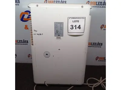 LOTE 314 - 01 DEHUMIDIFIER 110V. (NO ESTADO EM QUE SE ENCONTRA. SUJEITO A AVARIAS OCULTAS/VISÍVEIS.) AV9338Y