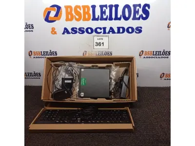 LOTE 361 - 01 CPU HP, MOUSE, TECLADO E CARREGADOR. (NO ESTADO EM QUE SE ENCONTRA. SUJEITO A AVARIAS OCULTAS/VISÍVEIS.) BD0549X