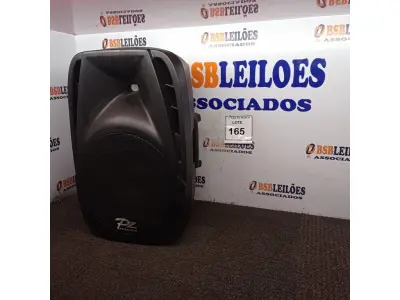 LOTE 165 - 01 CAIXA DE SOM PZPROPASSIVE PX-12. (NO ESTADO) ATENÇÃO! FAZER A VISITAÇÃO ANTES DE ARREMATAR, NÃO SABEMOS SE FUNCIONA. LEILÃO NÃO TEM GARANTIA E NEM DEVOLUÇÃO, SUJEITO A POSSÍVEIS AVARIAS VISÍVEIS/OCULTAS E/OU AUSÊNCIA DE COMPONENTES.
