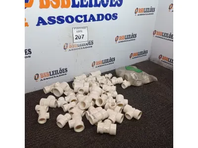 LOTE 207 - 01 LOTE C/VÁRIOS TE´S DE REDUÇÃO MARCAS E MODELOS DIVERSOS(NOVO). (NO ESTADO) ATENÇÃO! FAZER A VISITAÇÃO ANTES DE ARREMATAR, NÃO SABEMOS SE FUNCIONA. LEILÃO NÃO TEM GARANTIA E NEM DEVOLUÇÃO, SUJEITO A POSSÍVEIS AVARIAS VISÍVEIS/OCULTAS E/OU AUSÊNCIA DE COMPONENTES.