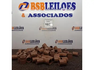 LOTE 192 - 01 CAIXA COM CONEXÕES 25X1/2 KRONA.  (NO ESTADO) ATENÇÃO! FAZER A VISITAÇÃO ANTES DE ARREMATAR, NÃO SABEMOS SE FUNCIONA. LEILÃO NÃO TEM GARANTIA E NEM DEVOLUÇÃO, SUJEITO A POSSÍVEIS AVARIAS VISÍVEIS/OCULTAS E/OU AUSÊNCIA DE COMPONENTES.