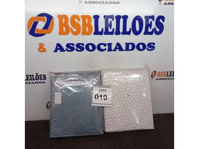 LOTE 010 - 02 JOGOS DE CAMA QUEEN MICRO PERCAL LENÇOL COM ELÁSTICO 1,58M X 1,98M X0,45M DE ALTURA E 02 FRONHAS 0,50M X 0,70M.  (NO ESTADO) ATENÇÃO! FAZER A VISITAÇÃO ANTES DE ARREMATAR, NÃO SABEMOS SE FUNCIONA. LEILÃO NÃO TEM GARANTIA E NEM DEVOLUÇÃO, SUJEITO A POSSÍVEIS AVARIAS VISÍVEIS/OCULTAS E/OU AUSÊNCIA DE COMPONENTES.