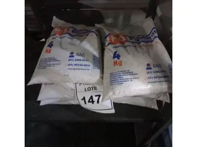 LOTE 147 - 06 PACOTES DE GRANITINA/08 PARA GRAFIADO COM 4KG CADA. (NO ESTADO) ATENÇÃO! FAZER A VISITAÇÃO ANTES DE ARREMATAR, NÃO SABEMOS SE FUNCIONA. LEILÃO NÃO TEM GARANTIA E NEM DEVOLUÇÃO, SUJEITO A POSSÍVEIS AVARIAS VISÍVEIS/OCULTAS E/OU AUSÊNCIA DE COMPONENTES.