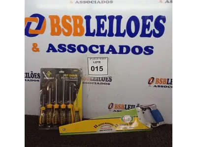 LOTE 015 - 01 SERROTE DE 18’’ E 01 KIT DE CHAVE DE FENDAS+PHILIPS. (NOVO) (NO ESTADO) ATENÇÃO! FAZER A VISITAÇÃO ANTES DE ARREMATAR, NÃO SABEMOS SE FUNCIONA. LEILÃO NÃO TEM GARANTIA E NEM DEVOLUÇÃO, SUJEITO A POSSÍVEIS AVARIAS VISÍVEIS/OCULTAS E/OU AUSÊNCIA DE COMPONENTES.