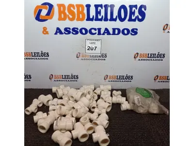LOTE 207 - 01 LOTE C/VÁRIOS TE´S DE REDUÇÃO MARCAS E MODELOS DIVERSOS(NOVO). (NO ESTADO) ATENÇÃO! FAZER A VISITAÇÃO ANTES DE ARREMATAR, NÃO SABEMOS SE FUNCIONA. LEILÃO NÃO TEM GARANTIA E NEM DEVOLUÇÃO, SUJEITO A POSSÍVEIS AVARIAS VISÍVEIS/OCULTAS E/OU AUSÊNCIA DE COMPONENTES.