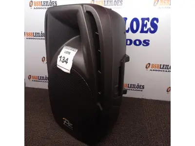 LOTE 134 - 01 CAIXA DE SOM MARCA PZ PRO ÁUDIO. (NO ESTADO) ATENÇÃO! FAZER A VISITAÇÃO ANTES DE ARREMATAR, NÃO SABEMOS SE FUNCIONA. LEILÃO NÃO TEM GARANTIA E NEM DEVOLUÇÃO, SUJEITO A POSSÍVEIS AVARIAS VISÍVEIS/OCULTAS E/OU AUSÊNCIA DE COMPONENTES.