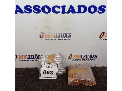 LOTE 063 - 100 CANETAS PARA BRINDE. (NO ESTADO) ATENÇÃO! FAZER A VISITAÇÃO ANTES DE ARREMATAR, NÃO SABEMOS SE FUNCIONA. LEILÃO NÃO TEM GARANTIA E NEM DEVOLUÇÃO, SUJEITO A POSSÍVEIS AVARIAS VISÍVEIS/OCULTAS E/OU AUSÊNCIA DE COMPONENTES.