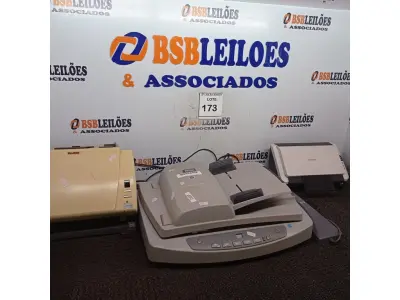 LOTE 173 - 03 SCANNER’S MARCAS E MODELOS DIVERSOS. (NO ESTADO) ATENÇÃO! FAZER A VISITAÇÃO ANTES DE ARREMATAR, NÃO SABEMOS SE FUNCIONA. LEILÃO NÃO TEM GARANTIA E NEM DEVOLUÇÃO, SUJEITO A POSSÍVEIS AVARIAS VISÍVEIS/OCULTAS E/OU AUSÊNCIA DE COMPONENTES.