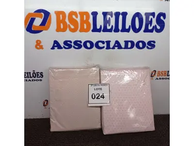 LOTE 024 - 02 JOGOS DE CAMA QUEEN MICRO PERCAL LENÇOL COM ELÁSTICO 1,58M X 1,98M X0,45M DE ALTURA E 02 FRONHAS 0,50M X 0,70M.  (NO ESTADO) ATENÇÃO! FAZER A VISITAÇÃO ANTES DE ARREMATAR, NÃO SABEMOS SE FUNCIONA. LEILÃO NÃO TEM GARANTIA E NEM DEVOLUÇÃO, SUJEITO A POSSÍVEIS AVARIAS VISÍVEIS/OCULTAS E/OU AUSÊNCIA DE COMPONENTES.