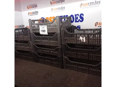 LOTE 199 - 10 CESTOS ORGANIZADORES EM PLÁSTICO. (NO ESTADO) ATENÇÃO! FAZER A VISITAÇÃO ANTES DE ARREMATAR, NÃO SABEMOS SE FUNCIONA. LEILÃO NÃO TEM GARANTIA E NEM DEVOLUÇÃO, SUJEITO A POSSÍVEIS AVARIAS VISÍVEIS/OCULTAS E/OU AUSÊNCIA DE COMPONENTES.